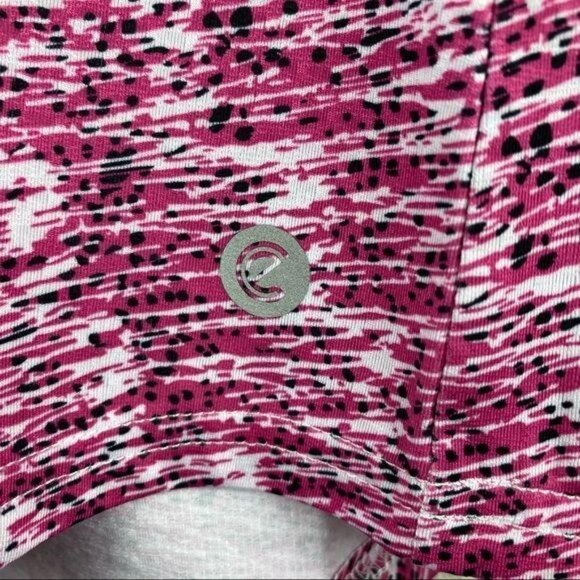 Bette & Court Pink Athletic Print Golf Pull Over - Picture 3 of 10